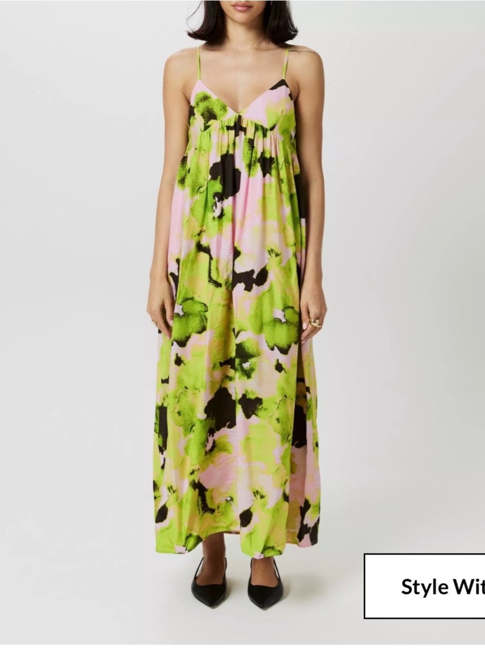 NWT Selected Femme UK Summer Flowy Maxi Dress